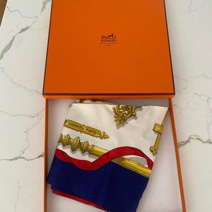 Vintage Hermes Silk Scarf/Shawl by Caty Latham